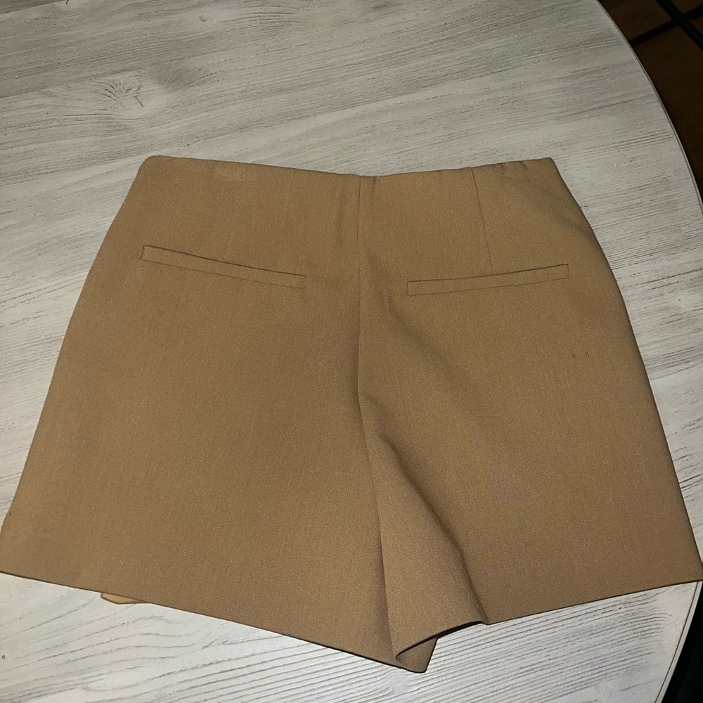 Zara camel skort. Size small. - Picture 4 of 5